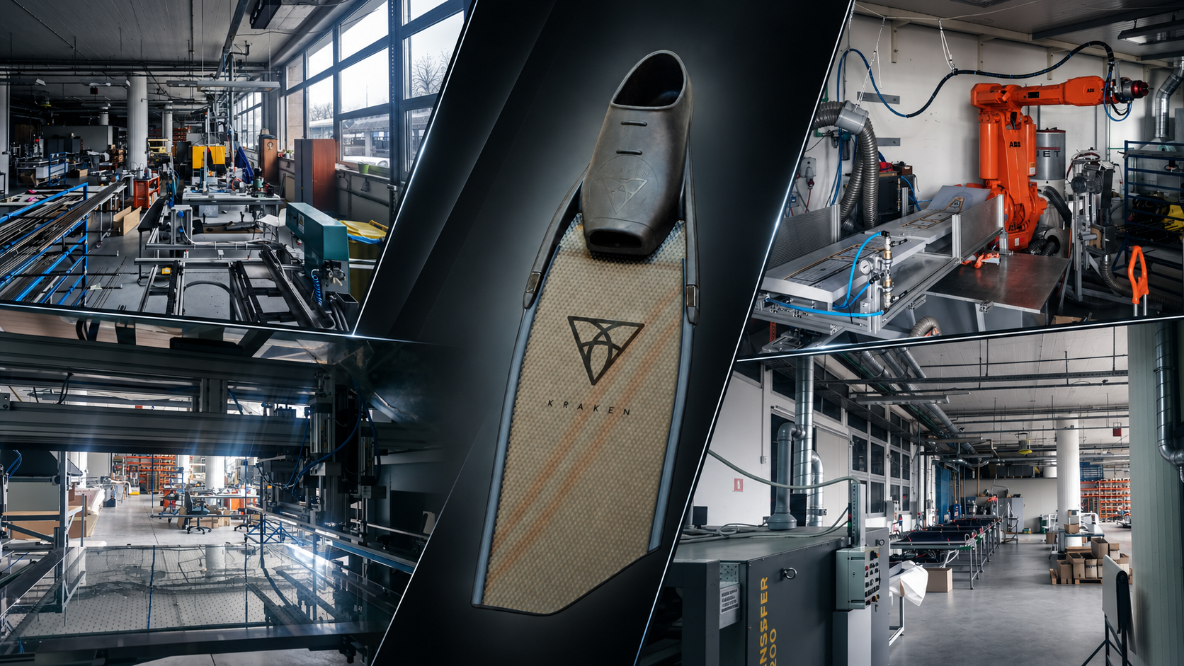 Kraken carbon fin and production workshop